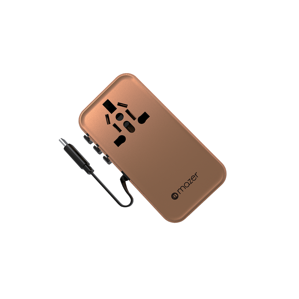 Bộ chuyển đổi du lịch PD100W Mazer GaN Infinite IFTravel380