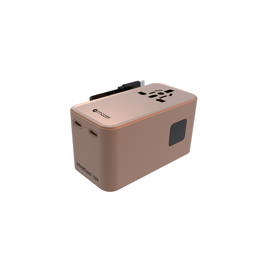 Bộ chuyển đổi du lịch PD100W Mazer GaN Infinite IFTravel380