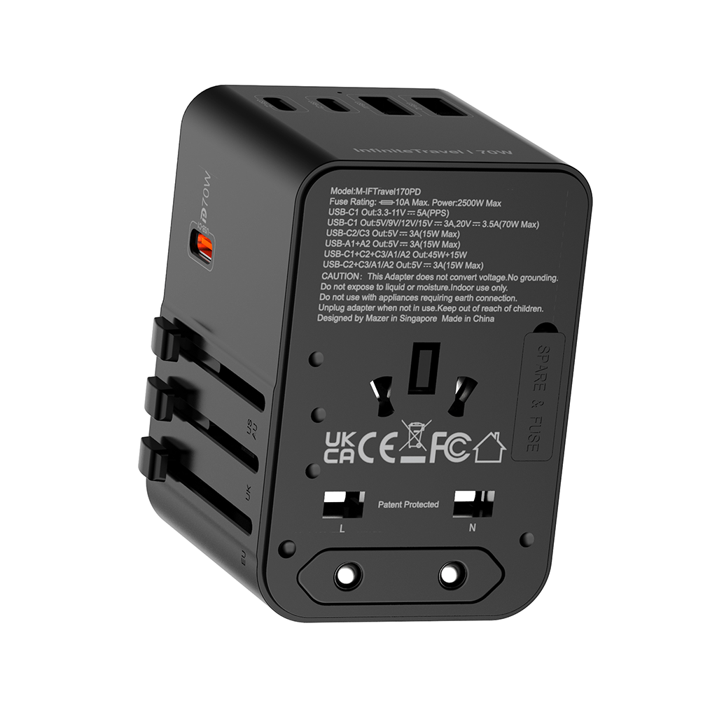 Bộ chuyển đổi du lịch PD70W MAZER InfiniteTravel