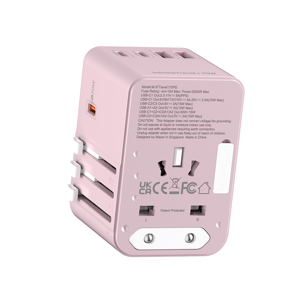 Bộ chuyển đổi du lịch PD70W MAZER InfiniteTravel