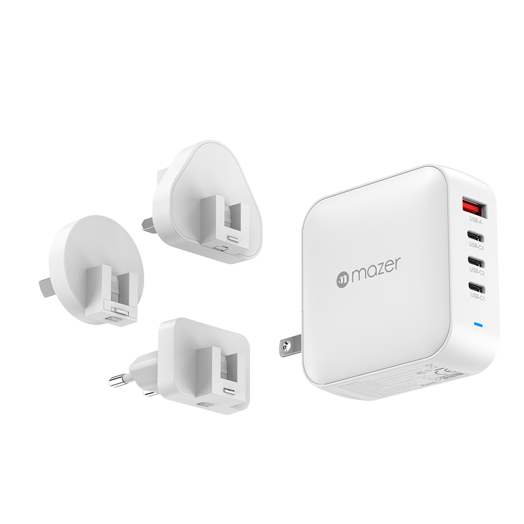 Bộ sạc kèm cáp MAZER Prestige 165W GaN3 Pro