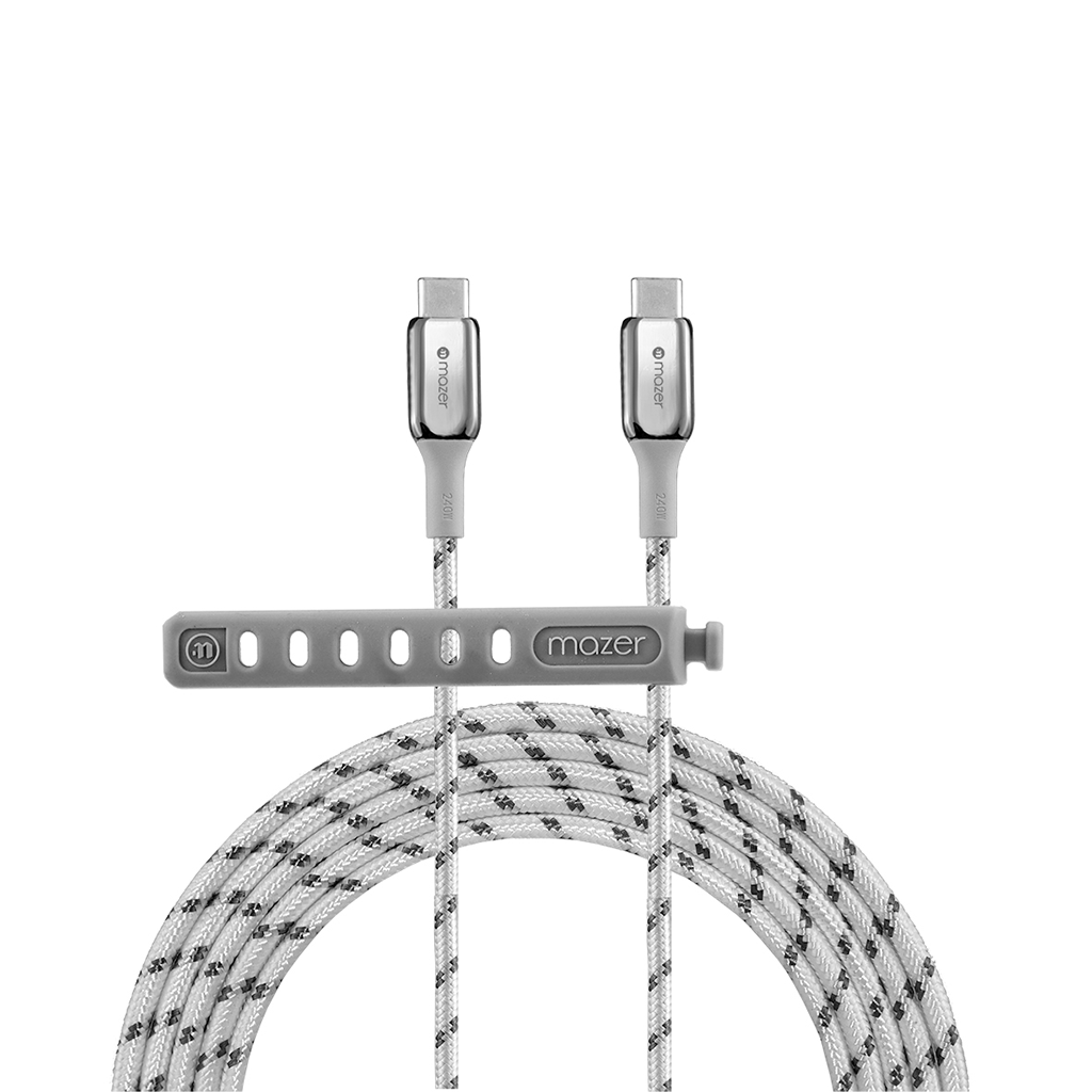 Dây cáp sạc Mazer C to C 240W InfiniteLINK 3 Pro (2.5m)