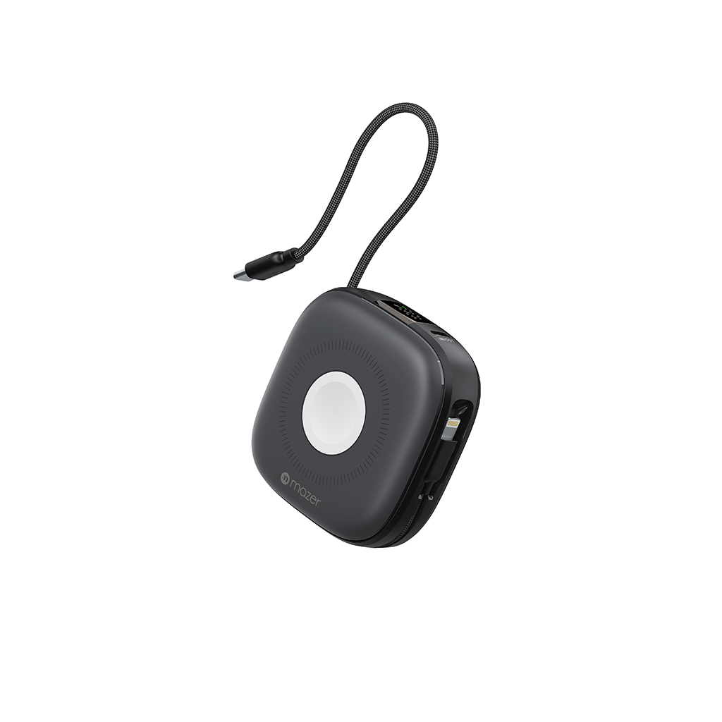 Pin sạc dự phòng không dây Mazer Qi2 4 in 1 MagLink18i