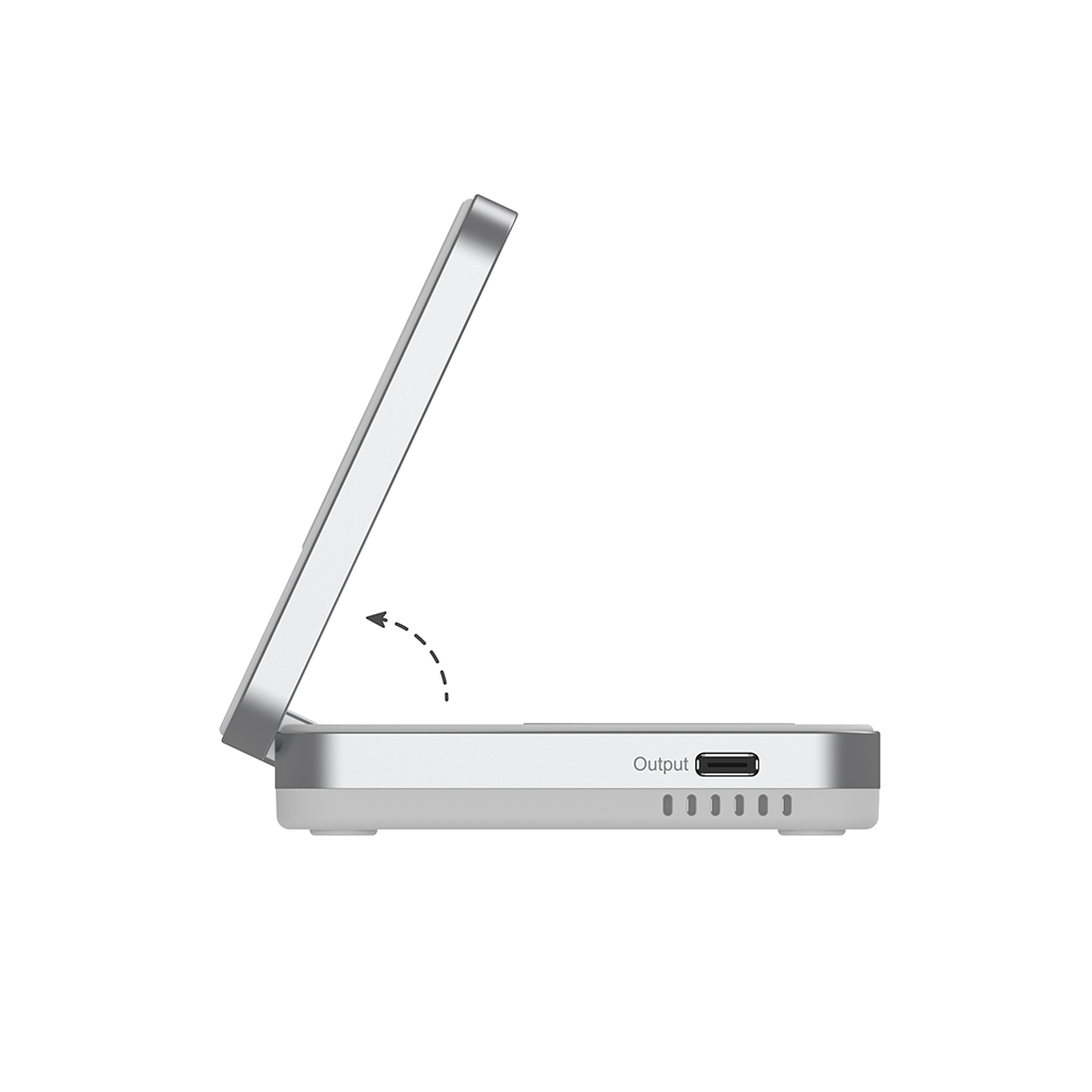 Đế sạc không dây 2 in 1 Mazer QI2 MagFold02