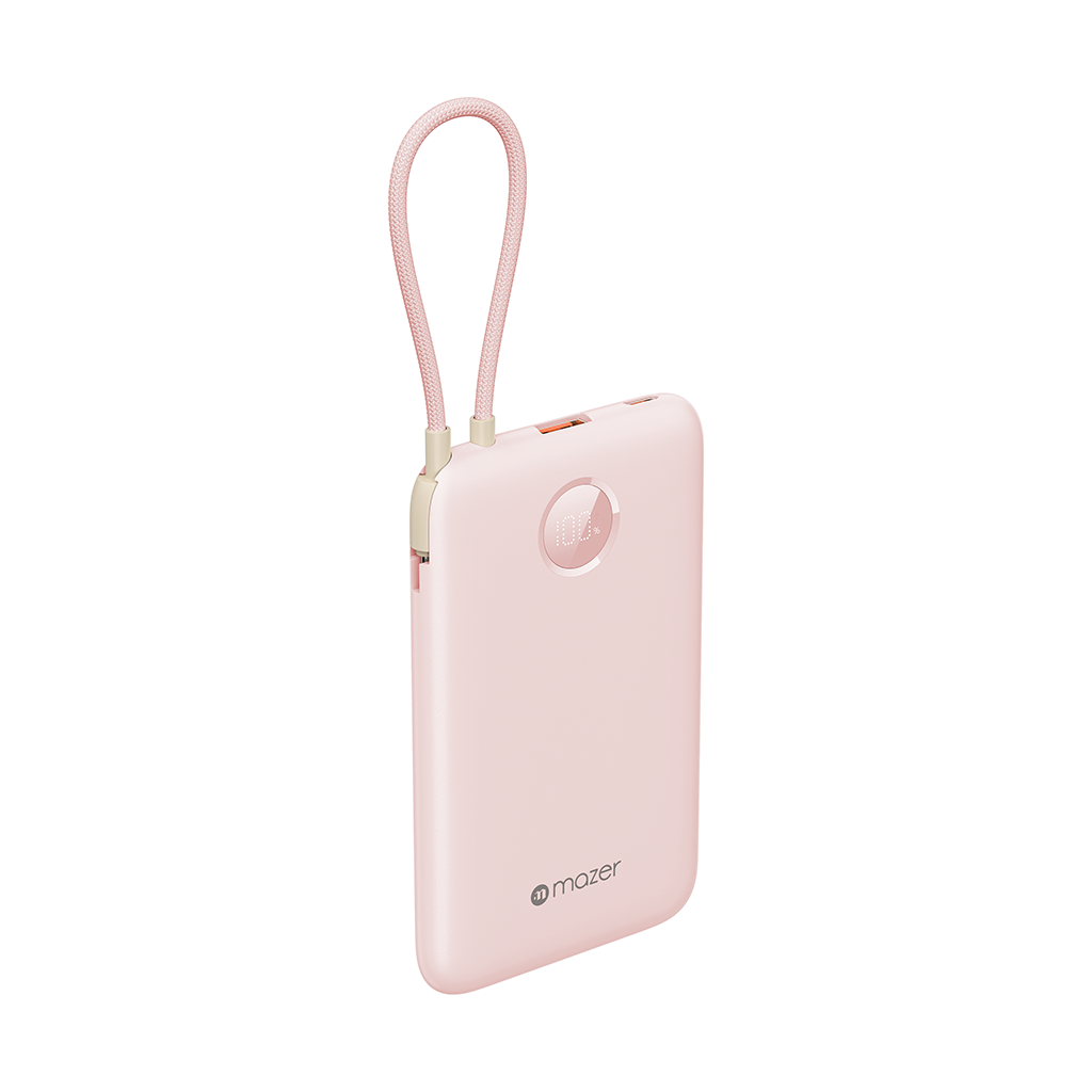 Pin sạc dự phòng kèm cáp Mazer PD20W 10,000mAh PowerCharge Link