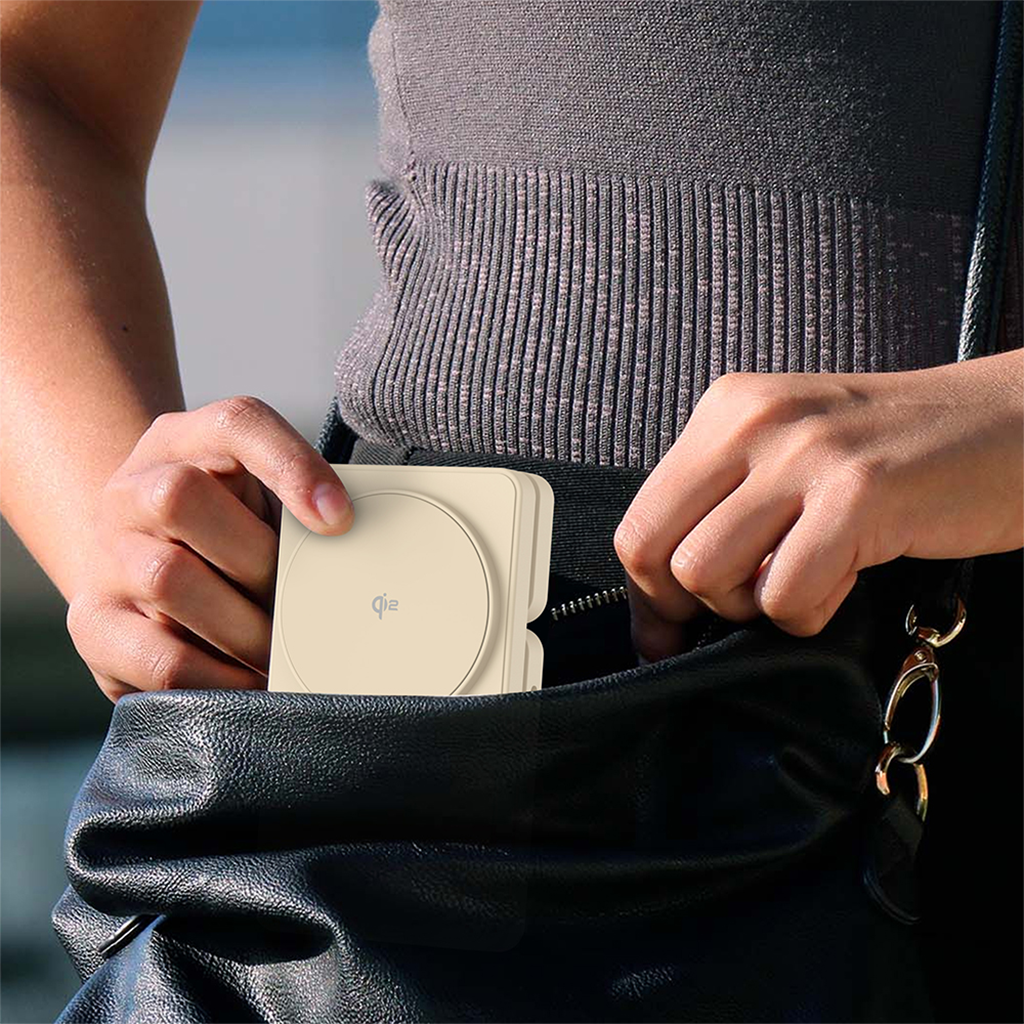 Đế sạc không dây 3 in 1 MAZER Qi2 MagFold06