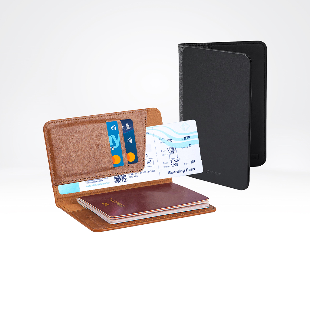 Bao da hộ chiếu Mazer 1 tag passport