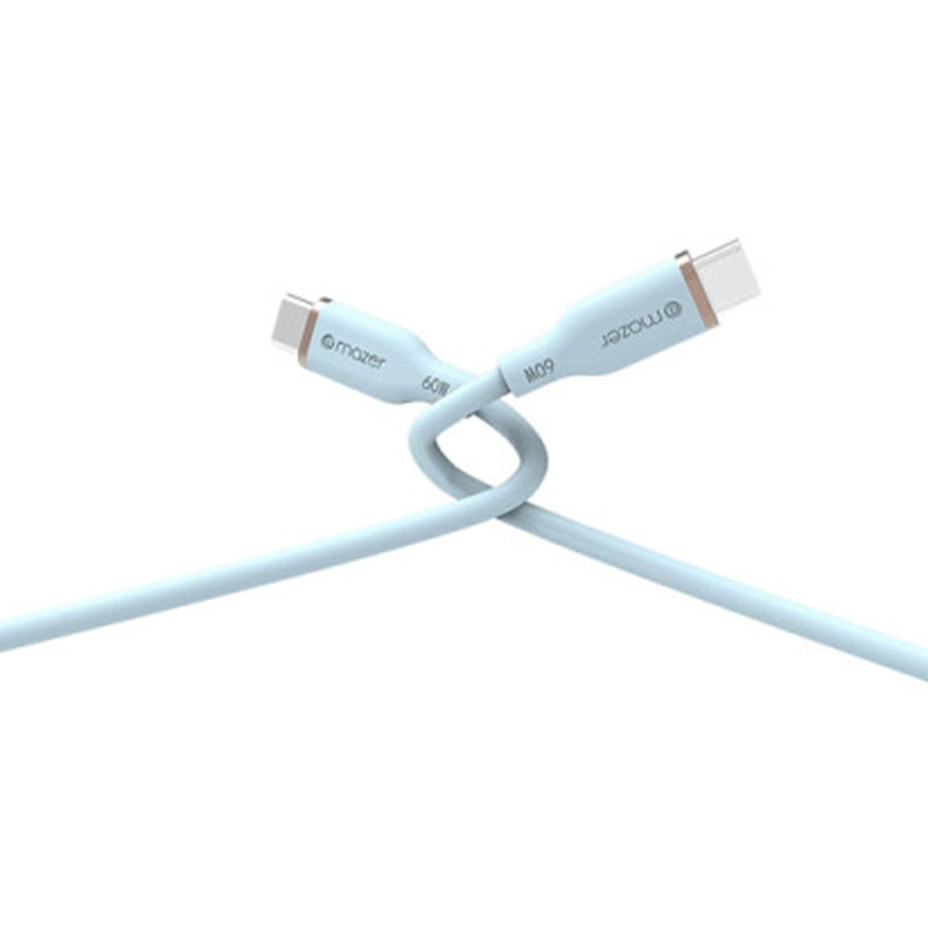 Dây Cáp MAZER Infinite.LINK 3 PD60W USB-C to USB-C 2M cable (Flex, Silicone) (2m)