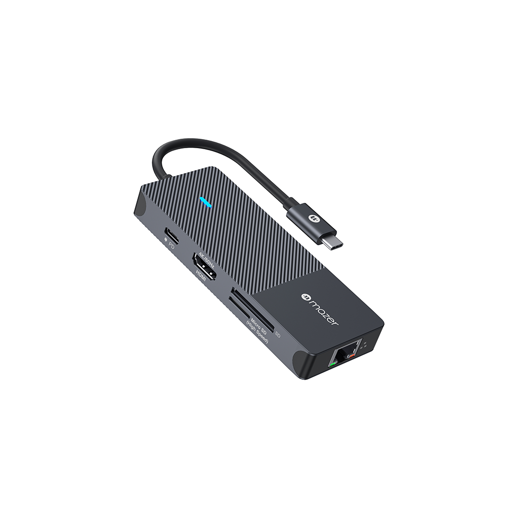Bộ Chuyển Đổi Mazer Infinite Multimedia Pro Hub 8-in-1 USB-C