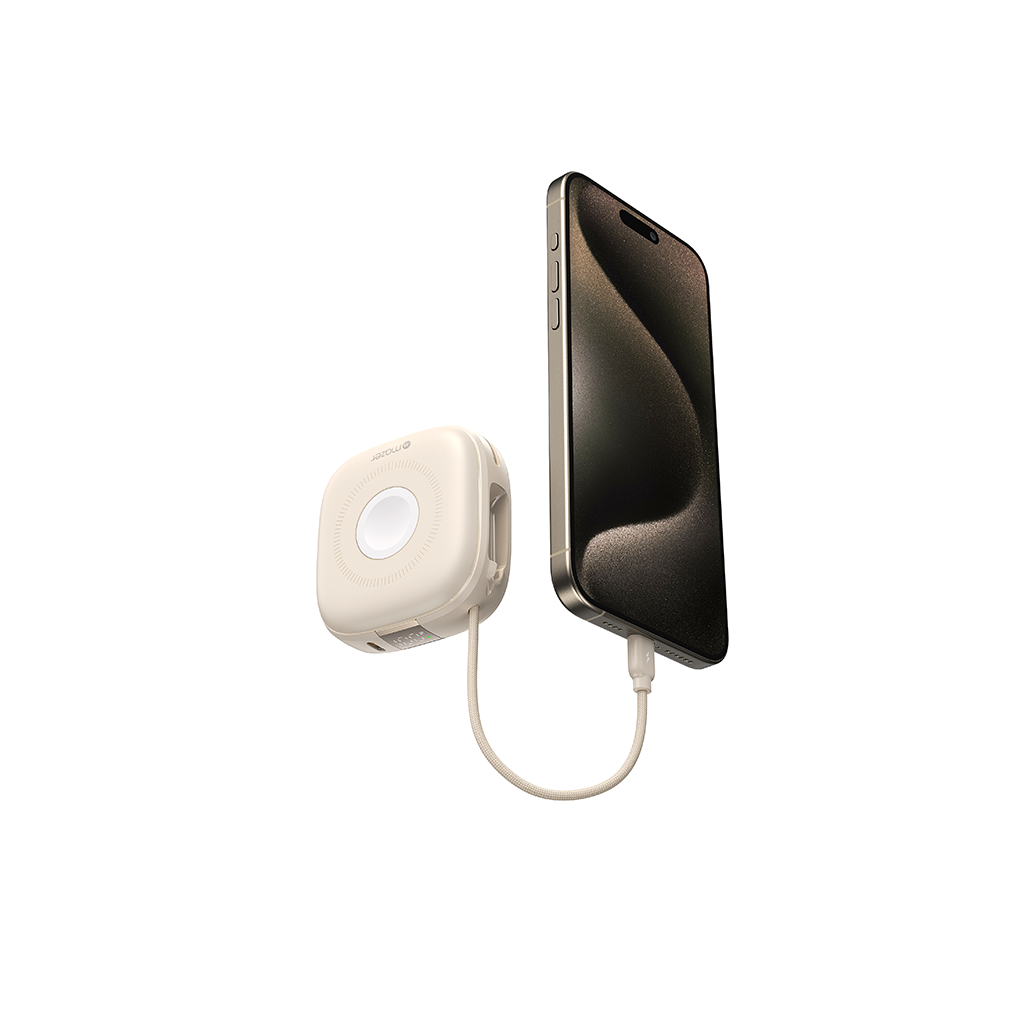 Pin sạc dự phòng không dây Mazer Qi2 4 in 1 MagLink18i