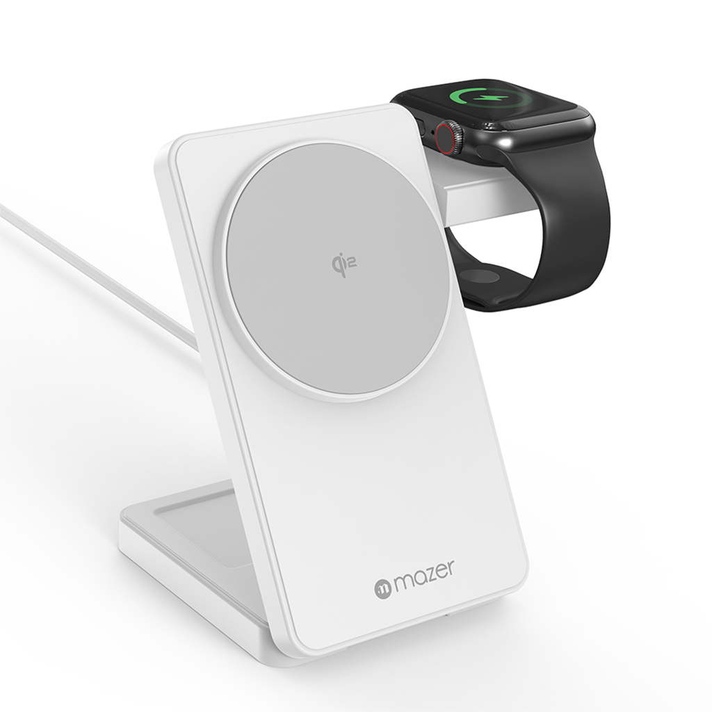 Đế sạc không dây 3 in 1 MAZER Qi2 MagFold06