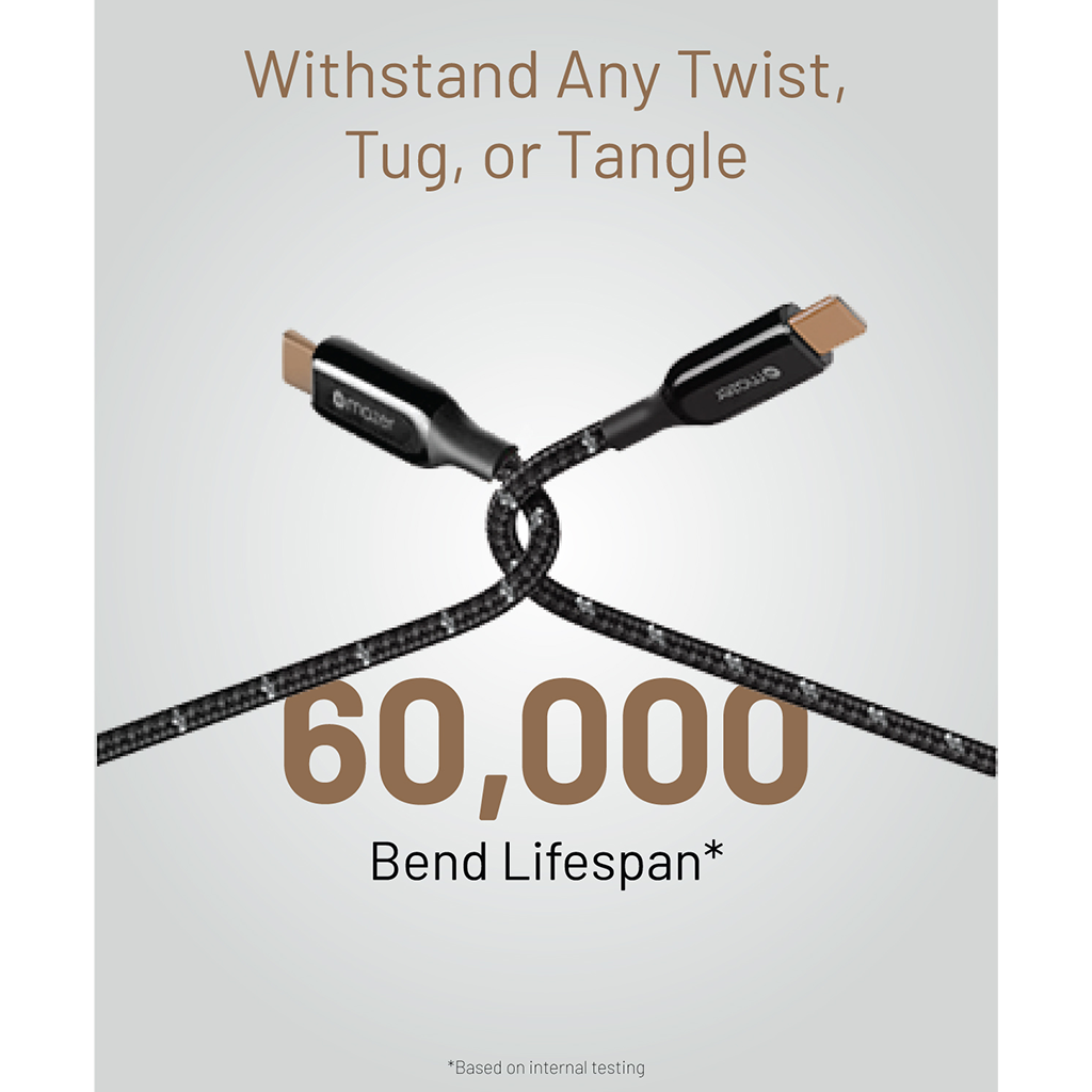 Dây cáp sạc Mazer C to C 240W InfiniteLINK 3 Pro (1.25m)