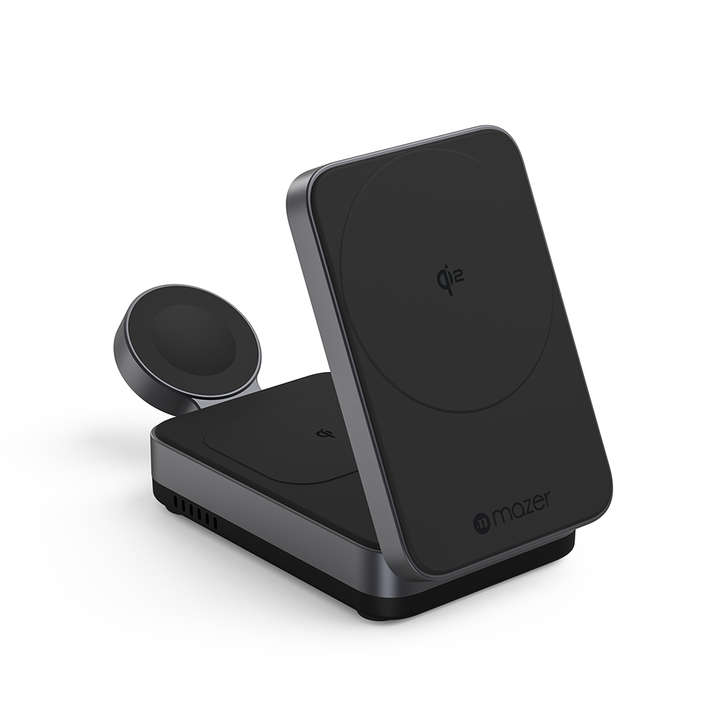 Đế sạc không dây 3 in 1 Mazer QI2 MagFold05