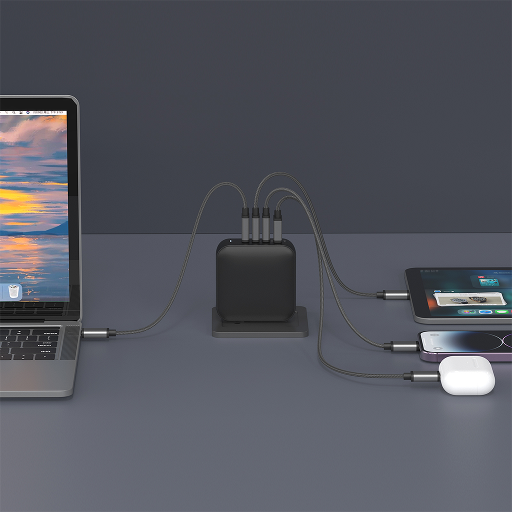 Bộ sạc kèm cáp MAZER Prestige 165W GaN3 Pro