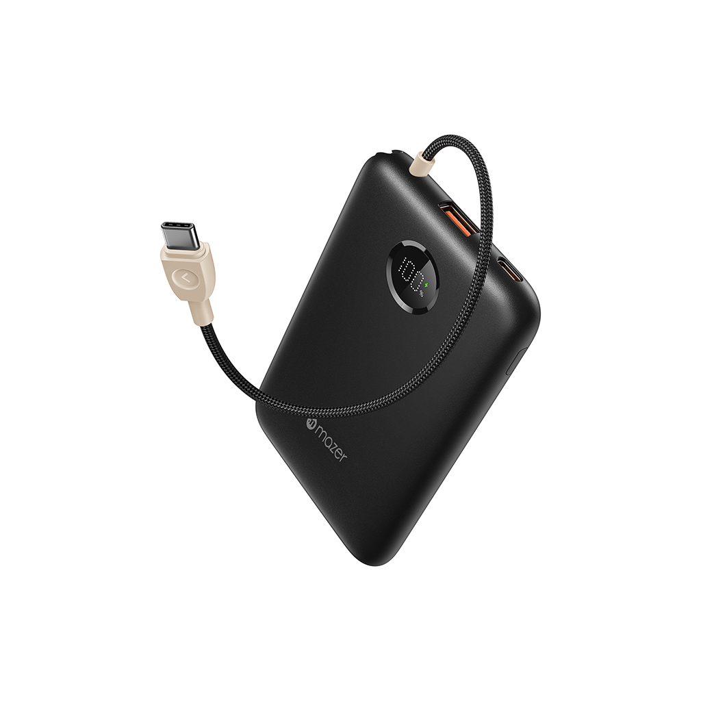 Pin sạc dự phòng kèm cáp Mazer PD20W 10,000mAh PowerCharge Link