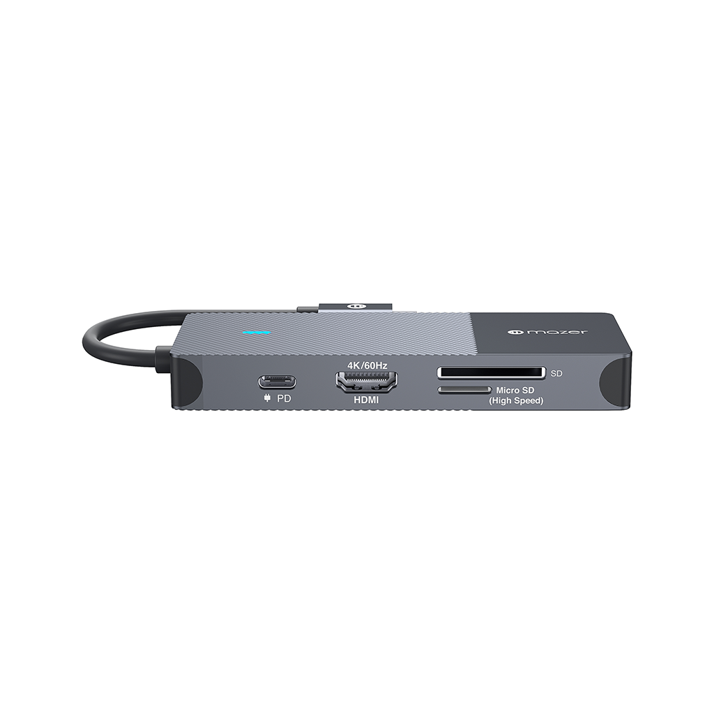 Bộ Chuyển Đổi Mazer Infinite Multimedia Pro Hub 8-in-1 USB-C