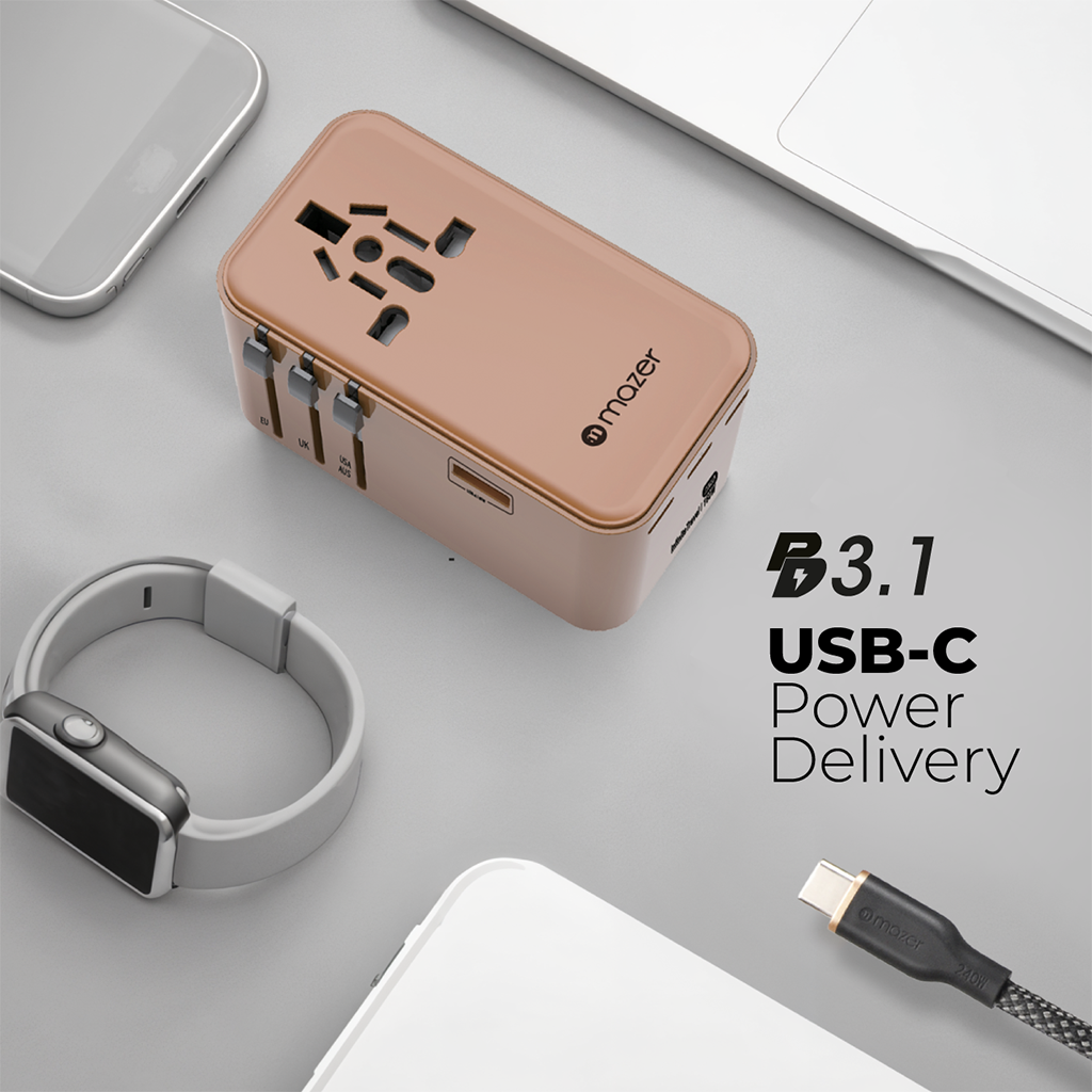 Bộ chuyển đổi du lịch PD160W Mazer GaN Infinite IFTravel1160PD