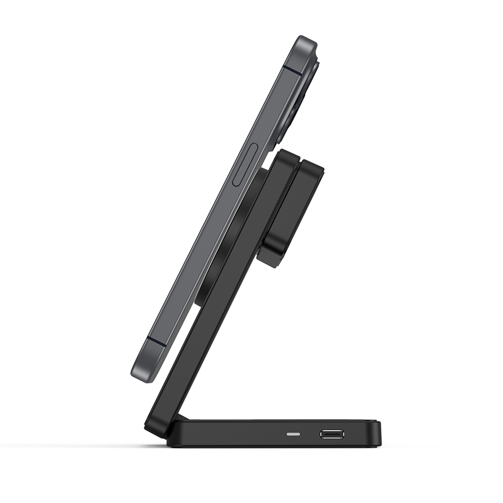 Đế sạc không dây 3 in 1 MAZER Qi2 MagFold06