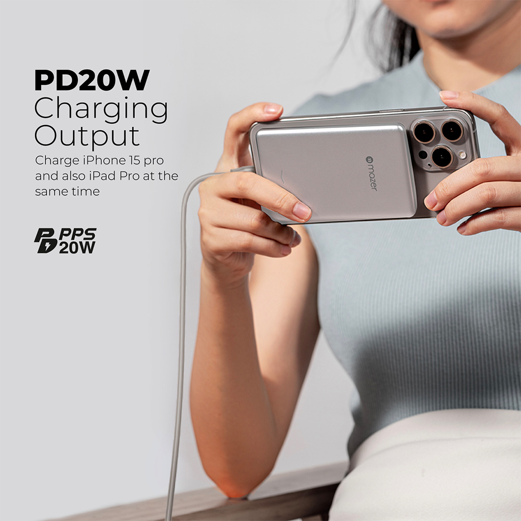 Pin sạc dự phòng Mazer MagAir19