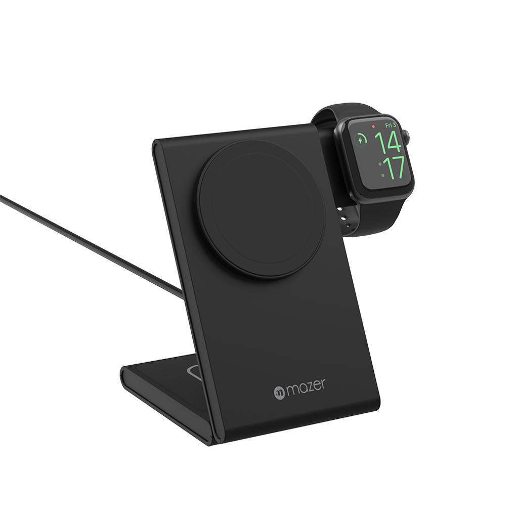 Đế Sạc Không Dây Mazer 3-in-1 Foldable Travel Charging Stand