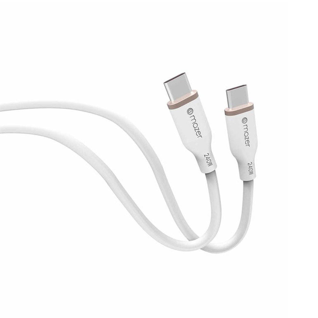 Dây Cáp MAZER nfinite.LINK 3 PD240W USB-C to USB-C 2M cable (Flex, Silicone) (2m)