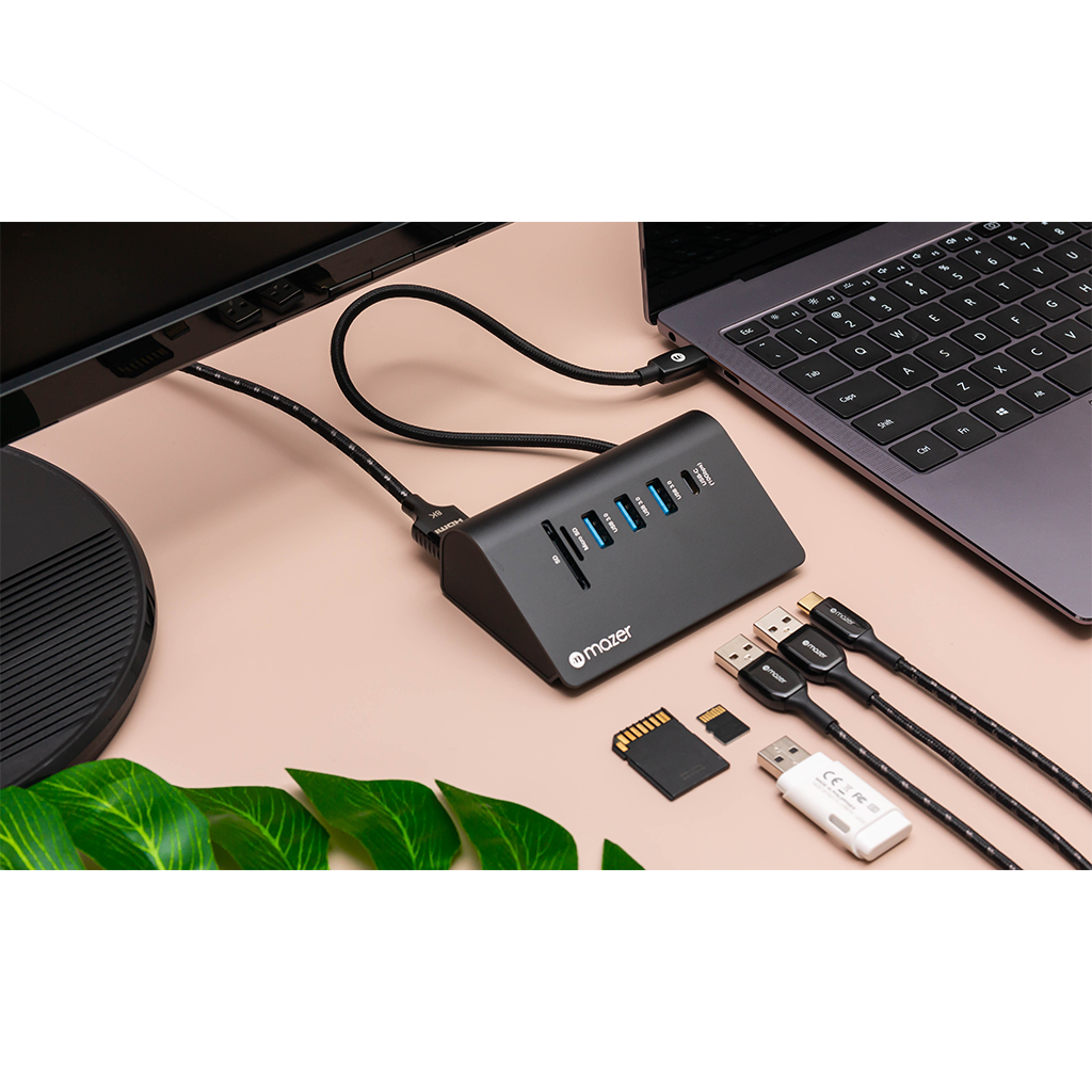 Bộ Chuyển Đổi Mazer Infinite Multimedia Pro Desk Hub 8100 (7-in-1)