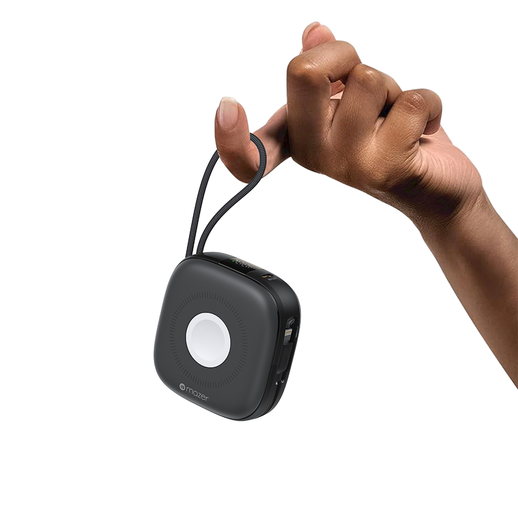 Pin sạc dự phòng không dây Mazer Qi2 4 in 1 MagLink18i