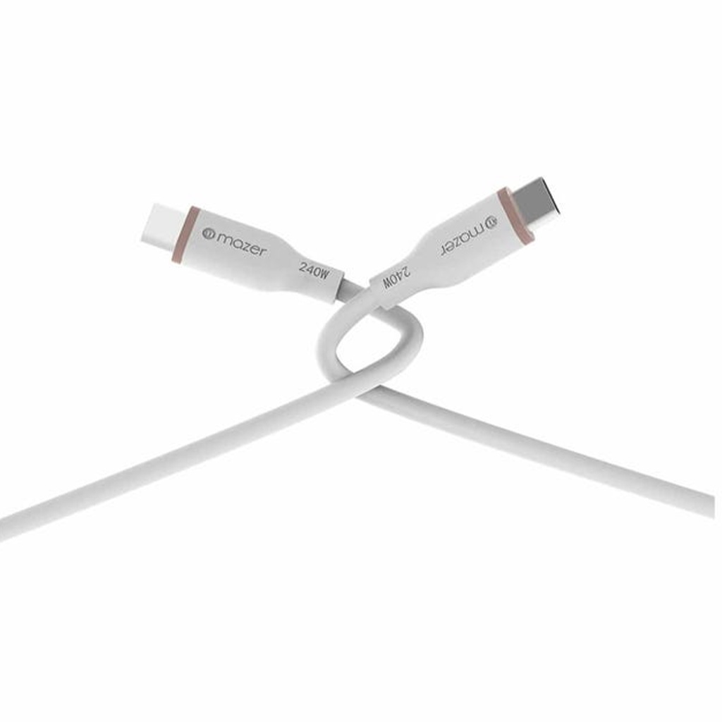 Dây Cáp MAZER nfinite.LINK 3 PD240W USB-C to USB-C 2M cable (Flex, Silicone) (2m)