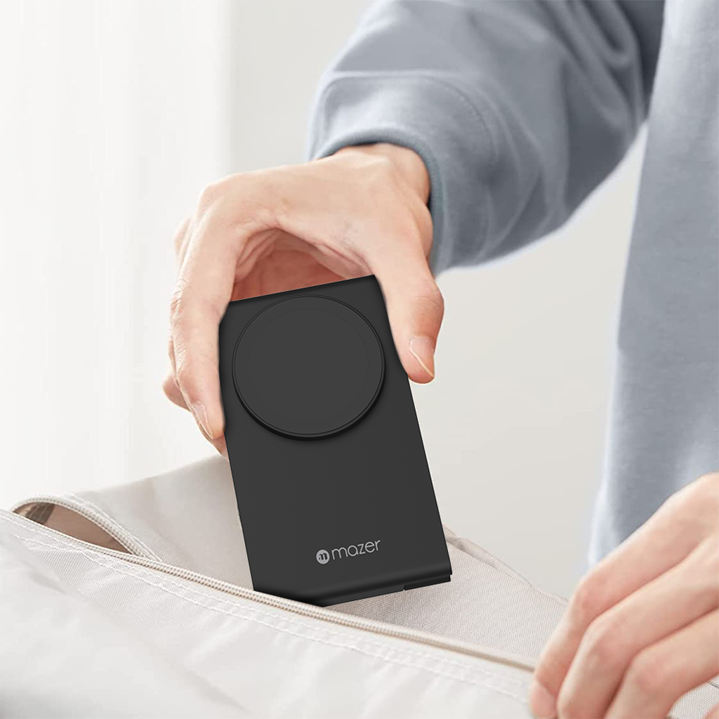 Đế Sạc Không Dây Mazer 3-in-1 Foldable Travel Charging Stand