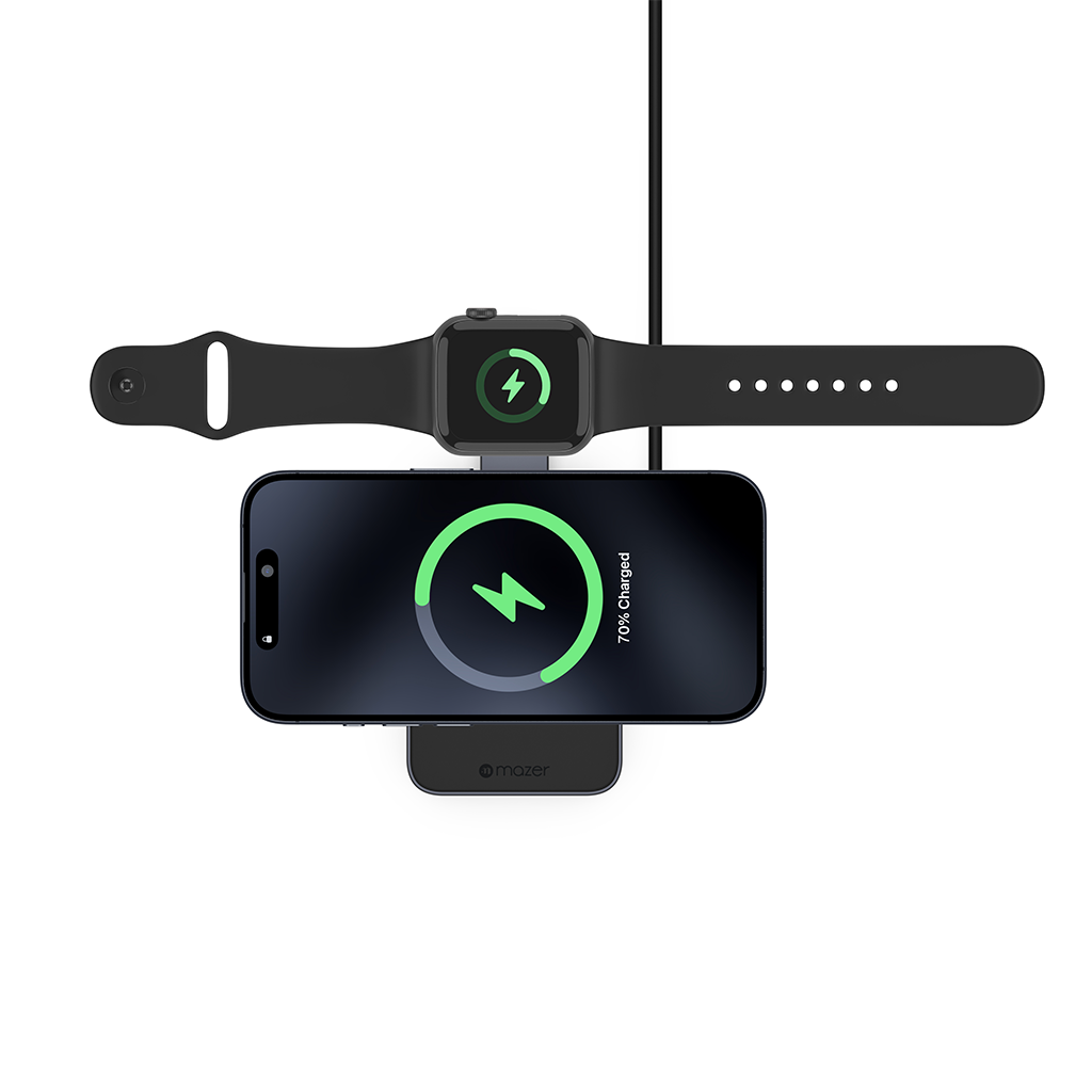 Đế sạc không dây 3 in 1 Mazer QI2 MagFold05