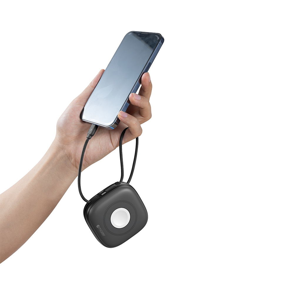 Pin sạc dự phòng không dây Mazer Qi2 4 in 1 MagLink18i