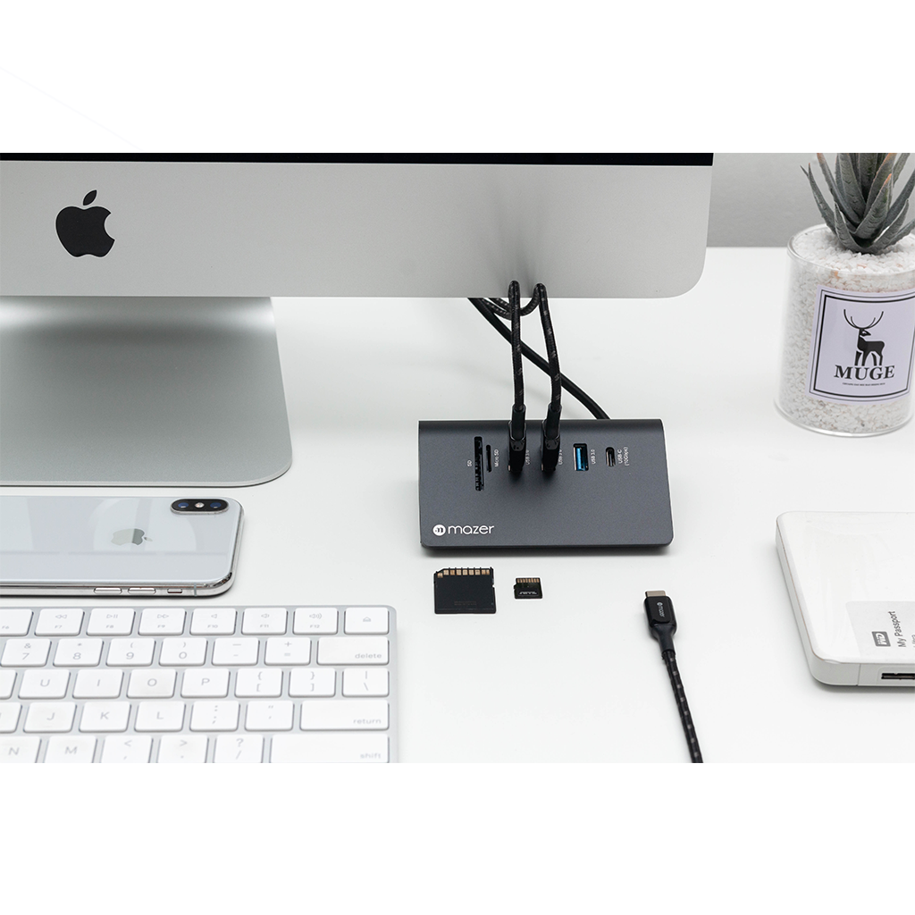 Bộ Chuyển Đổi Mazer Infinite Multimedia Pro Desk Hub 8000 (6-in-1)