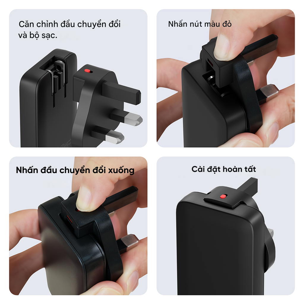 Củ sạc Mazer Prestige 65W 1C1A GaN3 Pro