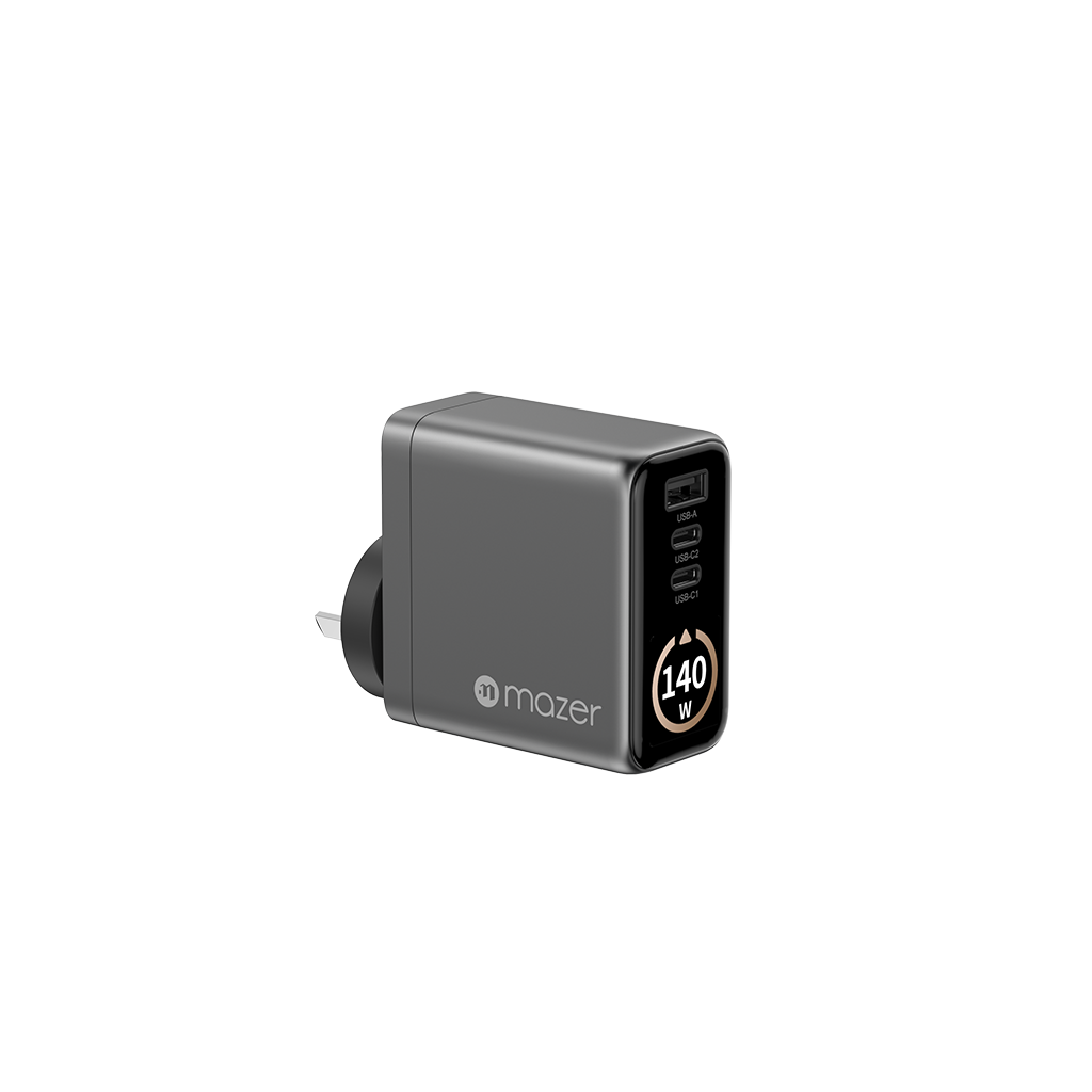 Bộ sạc kèm cáp PD100W MAZER Ai Prestige GaN