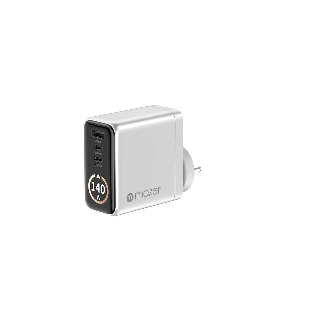 Bộ sạc kèm cáp PD100W MAZER Ai Prestige GaN