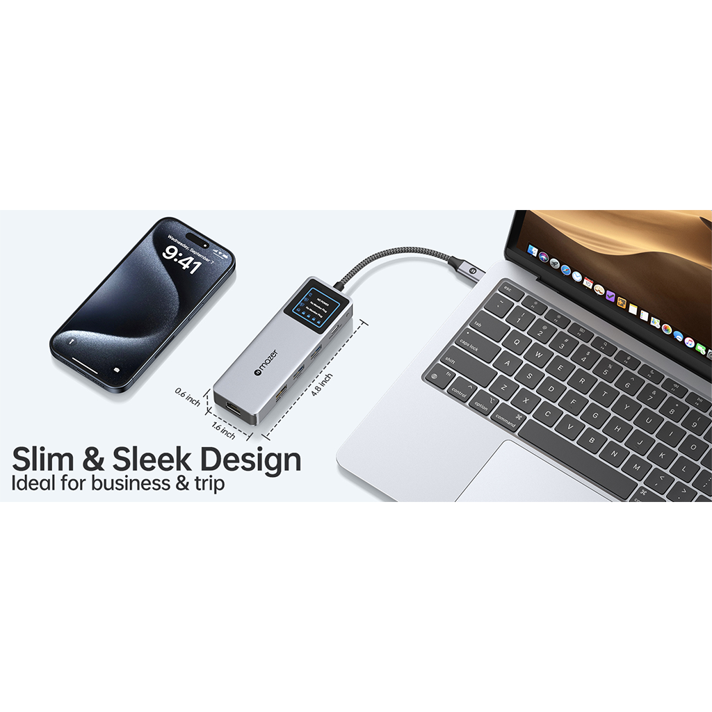 Bộ chuyển đổi 7 in 1 MAZER Ai InfiniteHub Ultra