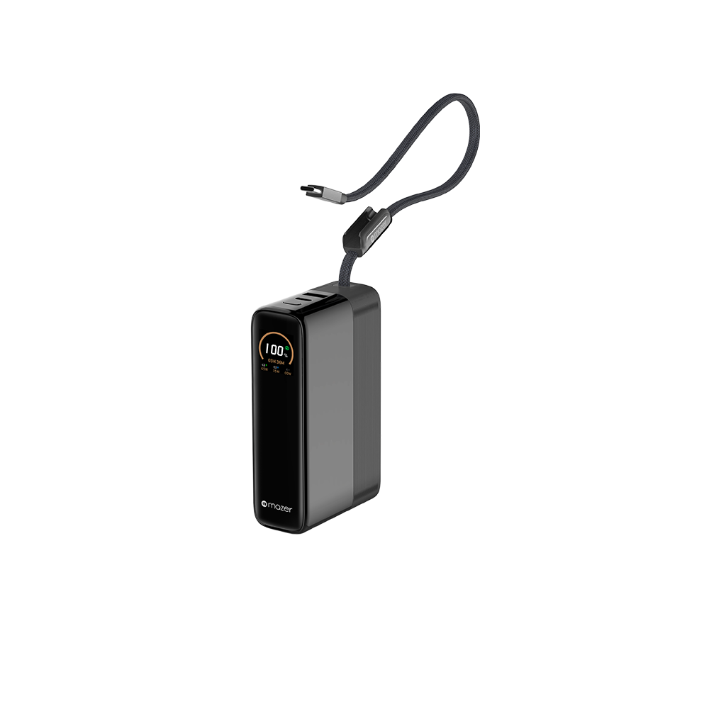 Pin sạc dự phòng kèm cáp MAZER Ai USB-C 130W 20.000 mAh PowerCharge LINK