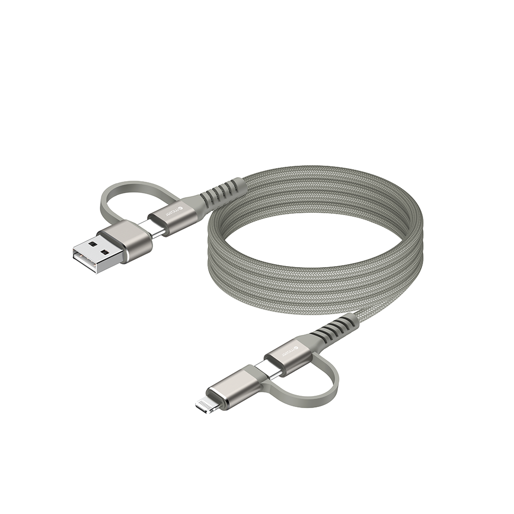 Dây cáp sạc 4 in 1 MAZER 1M/60W InfiniteLINK Cobra Q