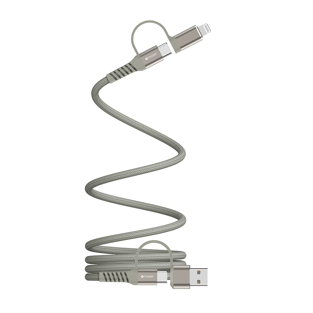 Dây cáp sạc 4 in 1 MAZER 1M/60W InfiniteLINK Cobra Q