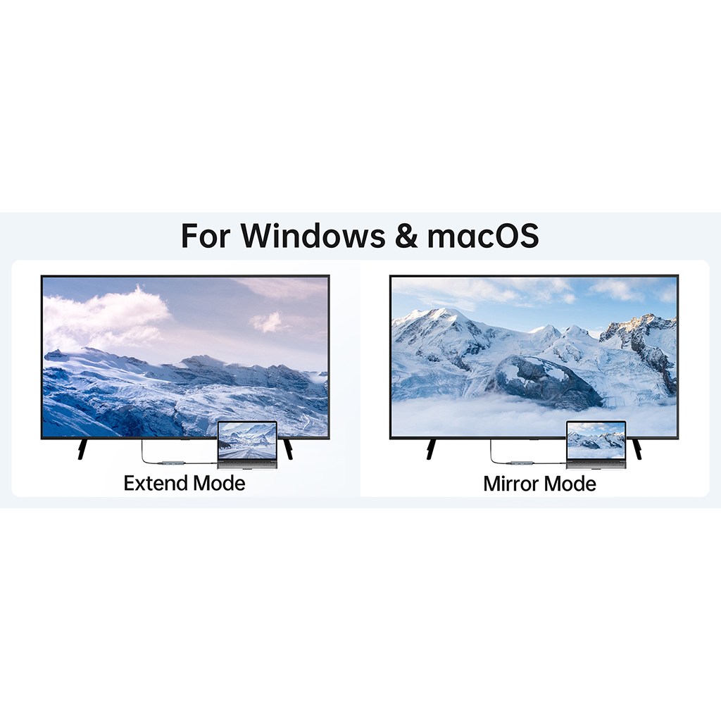 Cổng chuyển đổi 5 in 1 MAZER 4K/60Hz 100W Infinite Link Pro Hub