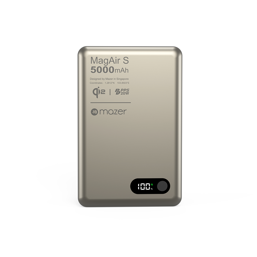 Pin sạc dự phòng không dây MAZER Qi2 15W/PD20W 5.000 mAh MagAir29