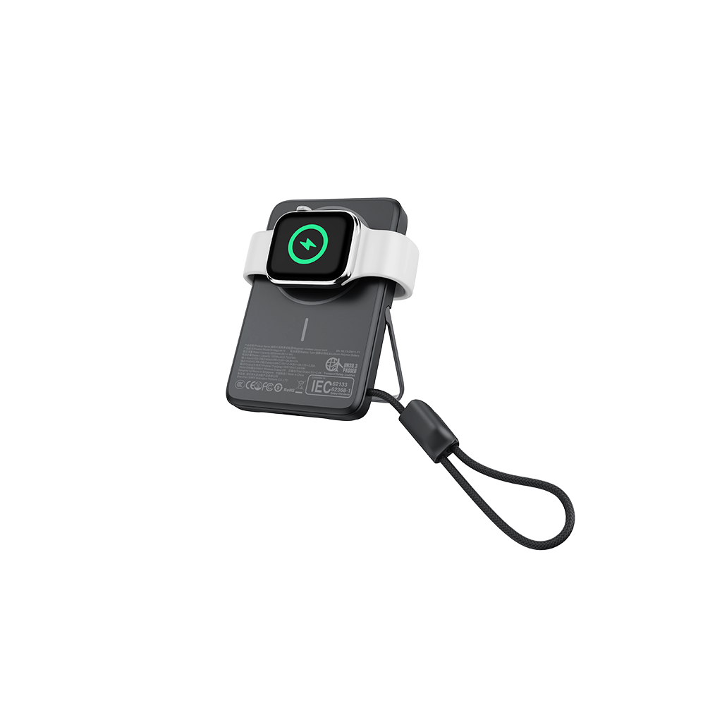 Pin sạc dự phòng không dây kèm cáp MAZER Qi2 15W/PD27W 10.000 mAh MagLink19