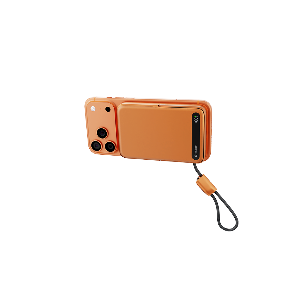 Pin sạc dự phòng không dây kèm cáp MAZER Qi2 15W/PD27W 10.000 mAh MagLink19