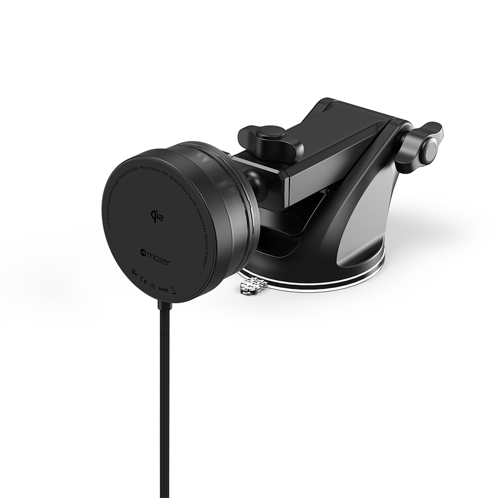 Đế sạc không dây Ôtô MAZER Qi2 15W MagTap700