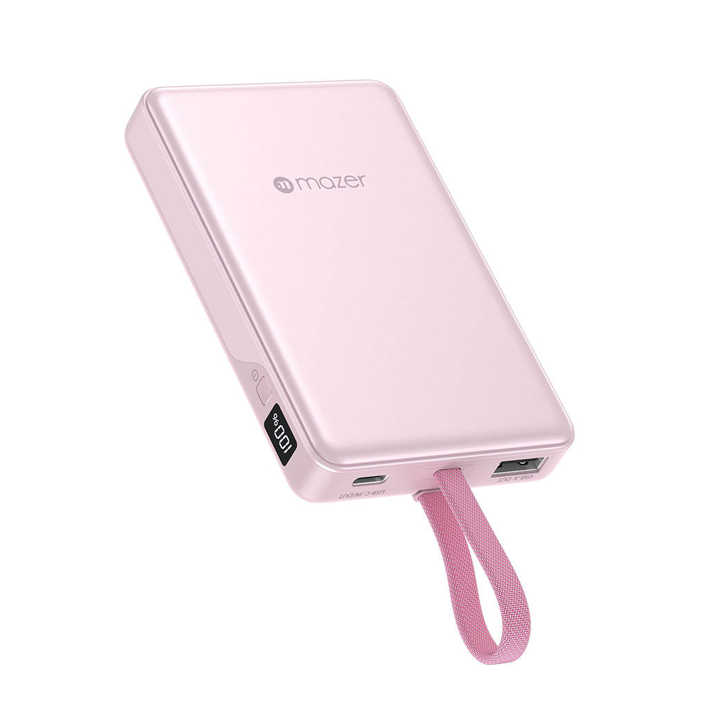 Pin sạc dự phòng kèm cáp MAZER 35W 10.000 mAh PowerCharge LINK (Chứng nhận CCC)