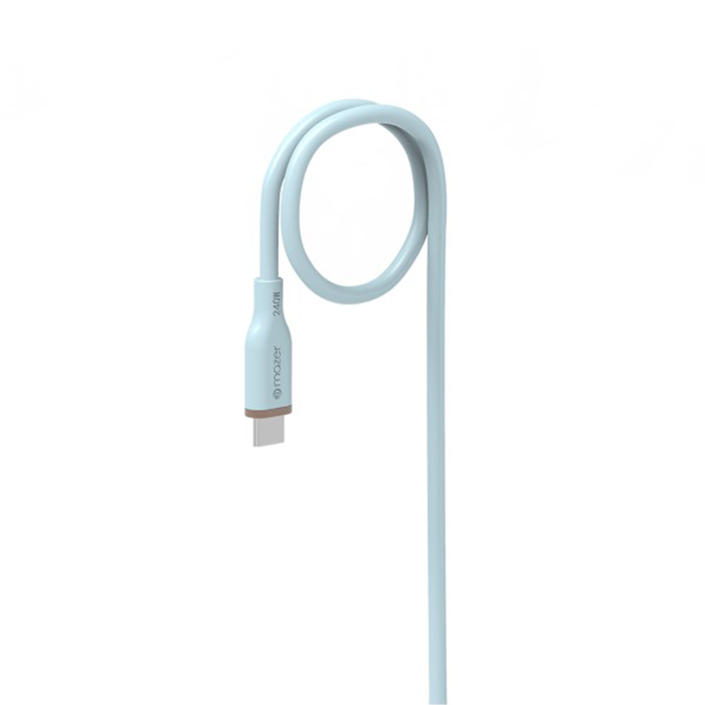 Dây Cáp MAZER nfinite.LINK 3 PD240W USB-C to USB-C 2M cable (Flex, Silicone) (2m)