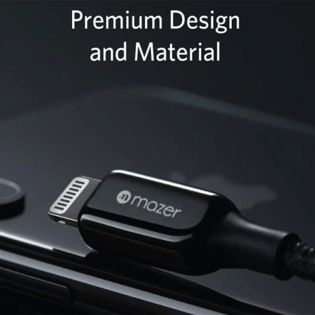 Dây Cáp Mazer Infinite.LINK 3 Pro Cable MFI Lightning to USB-C (2.5m)