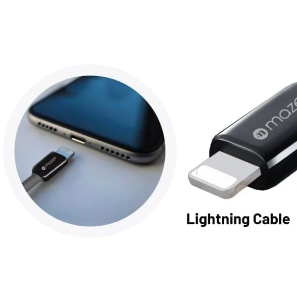 Dây Cáp Mazer Infinite.LINK Pro 3 Mfi certified USB-C to Lightning (1.25m)