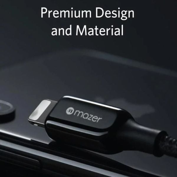 Dây Cáp Mazer Infinite.LINK Pro 3 Mfi certified USB-C to Lightning (1.25m)