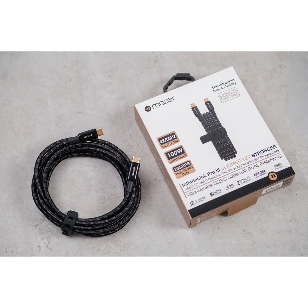 Dây Cáp Mazer Infinite LINK 3 Pro USB-C TO USB-C (1.25m)